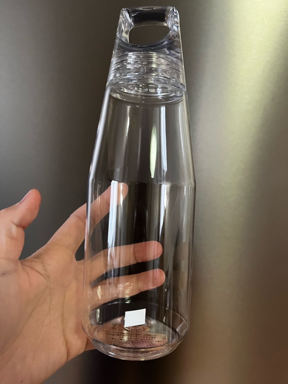 NWT Kinto 🇯🇵 Japan Clear Water Bottle with Carry Handle TRAIL BOTTLE 600ml/ 20oz